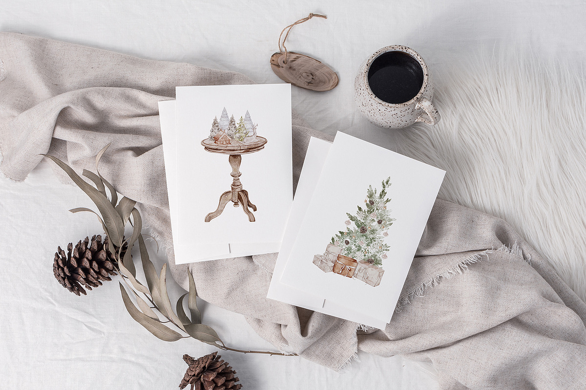 Christmas Inspiration Watercolor set, a Seasonal Illustration by Yakovleva Margarita (Photo 11 of 19)
