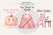 Coquette Pinkoween Sublimation, a Seasonal Illustration by Artnoy (Thumbnail 3 of 18)