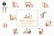 Public Transport Illustration, an Object Graphic by Jump Studio (Thumbnail 1 of 14)