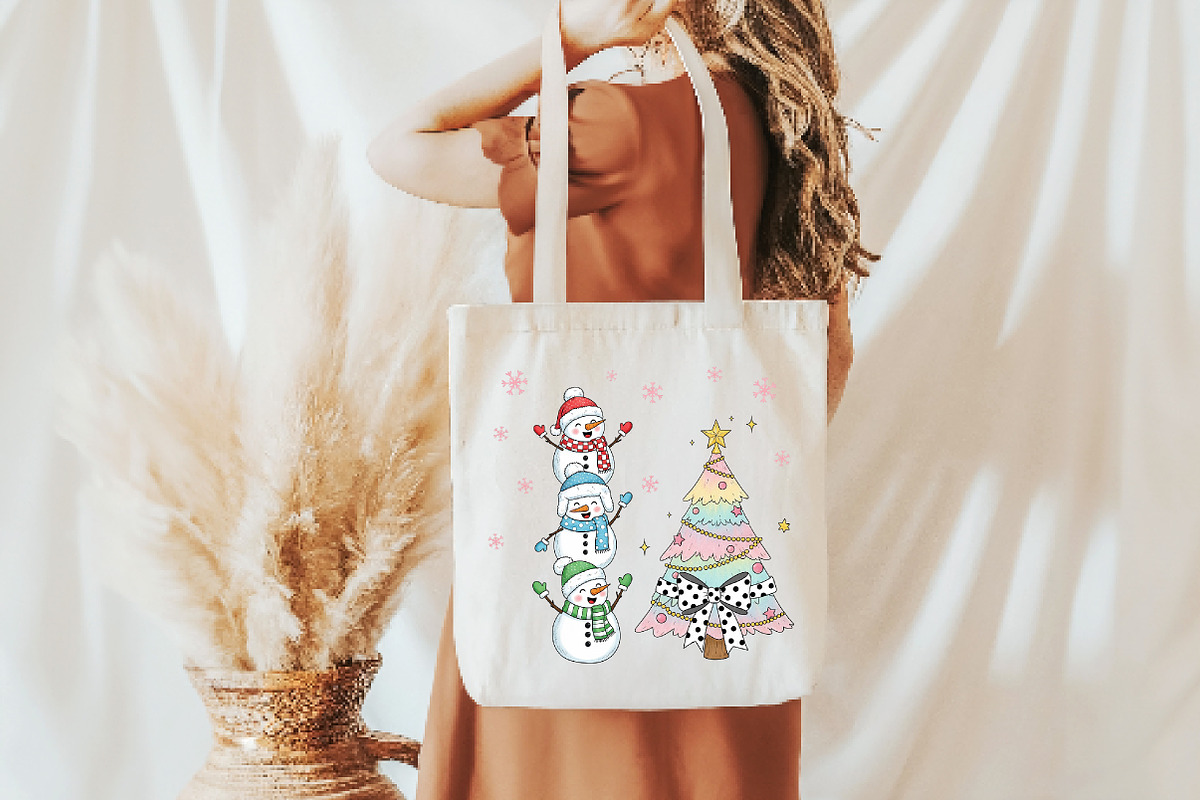 Coquette Glitter Christmas Snowman, an Illustration by Daily.Designs (Photo 5 of 5)