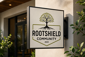 Tree Leaves Roots Community Logo, a Branding & Logo Template by Enola99d