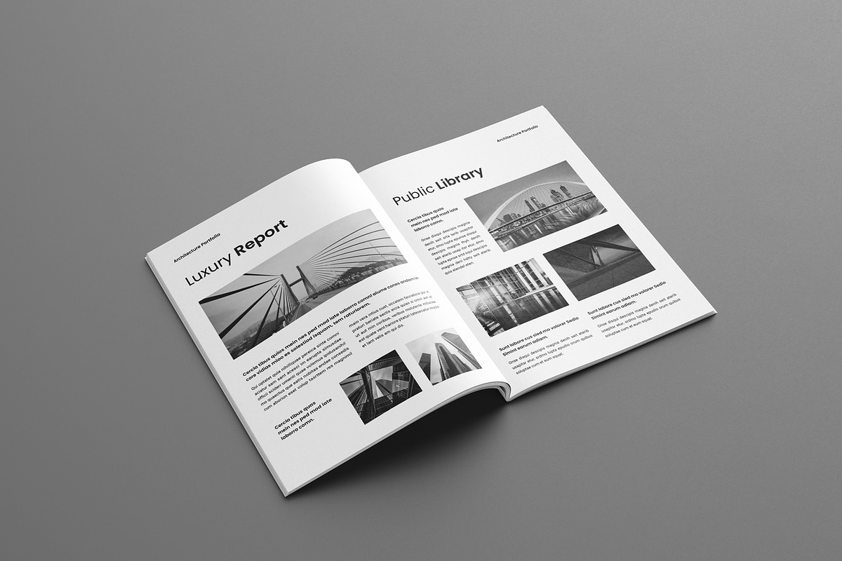 Architecture Portfolio Layout preview 5
