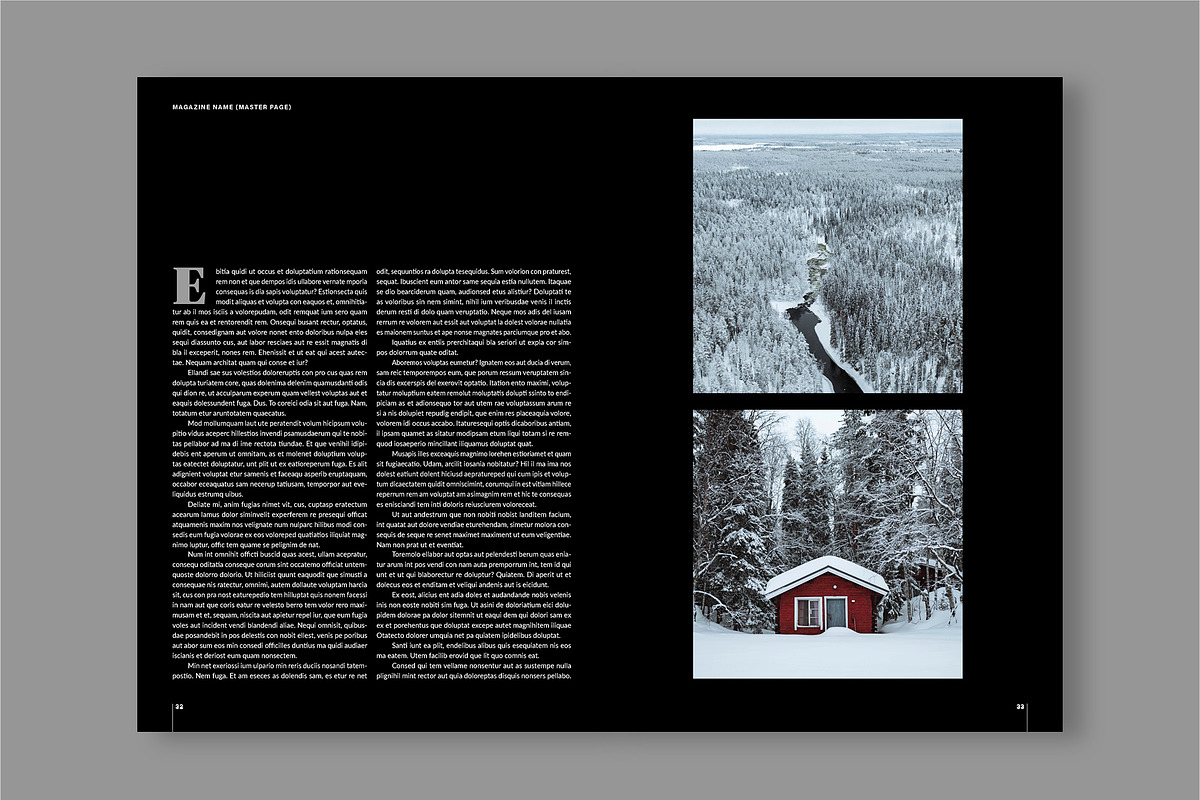 Modern Magazine Layout (A4+US), a Magazine Template by tomsarraipodesign (Photo 18 of 21)