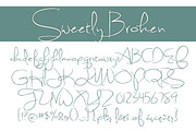Sweetly Broken, a Script Font by Brittney Murphy Design (Thumbnail 2 of 2)