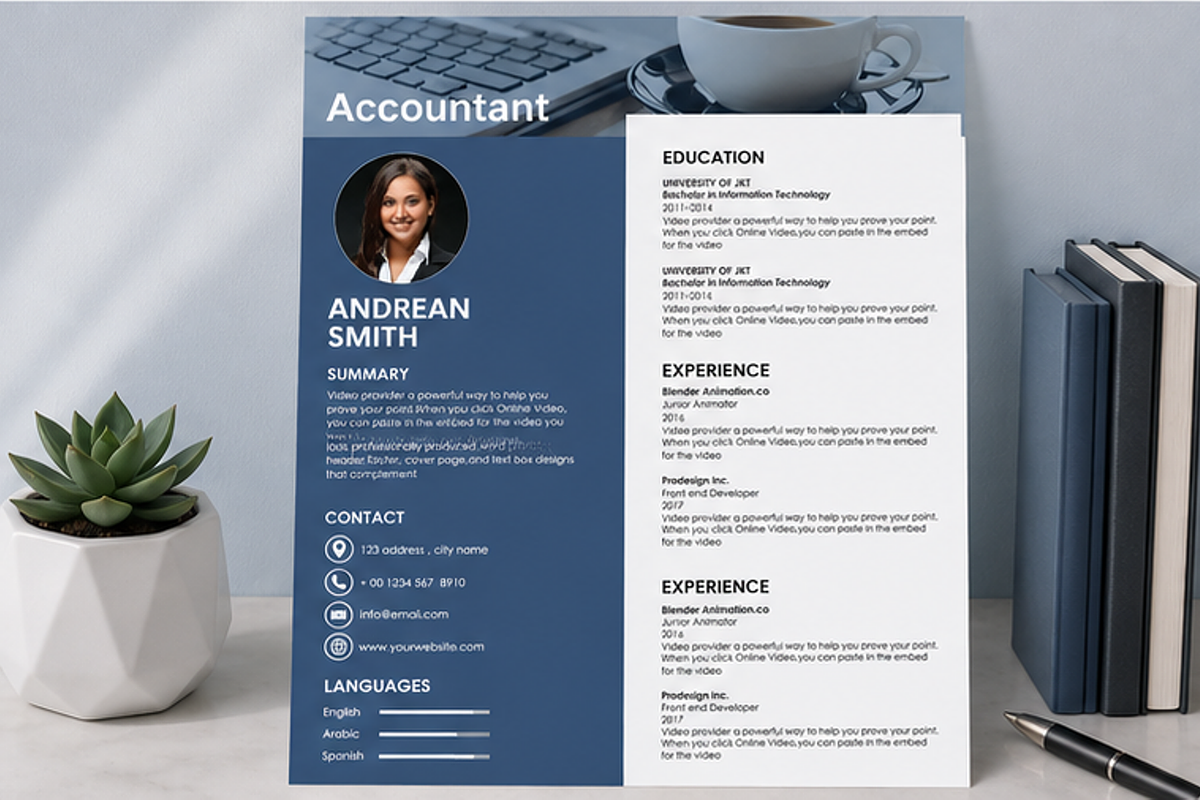 MODERN RESUME TEMPLATE (R13), a Resume Template by dulchaer29 (Photo 3 of 4)