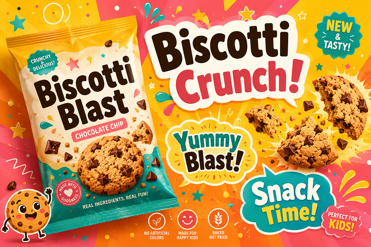 Biscotti Blast, a Slab Serif Font by Wow Magic (Photo 5 of 6)