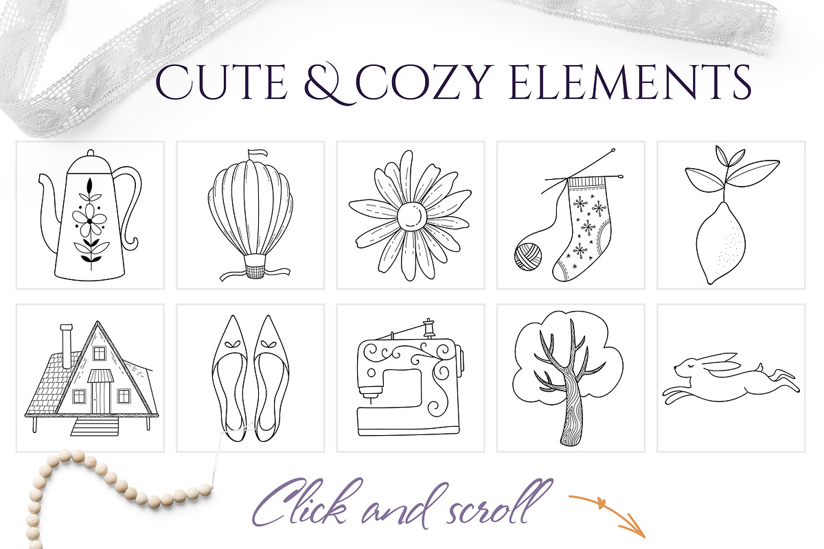 Simple things branding set, a Branding & Logo Template by Beauty Drops (Photo 4 of 9)