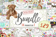 DISCOUNT BUNDLE 14 Products in 1, an Object Graphic by Eva Katerina (Thumbnail 1 of 15)