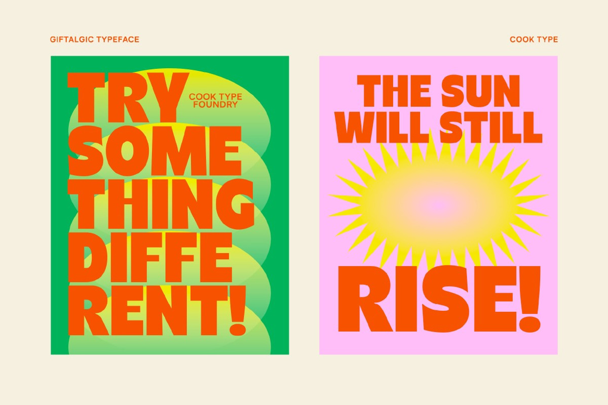 Giftalgic, a Sans Serif Font by graphicook (Photo 8 of 10)