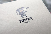 Ninja Scroll Vector Logo Mascot, a Branding & Logo Template by tkzgraphic (Thumbnail 2 of 2)