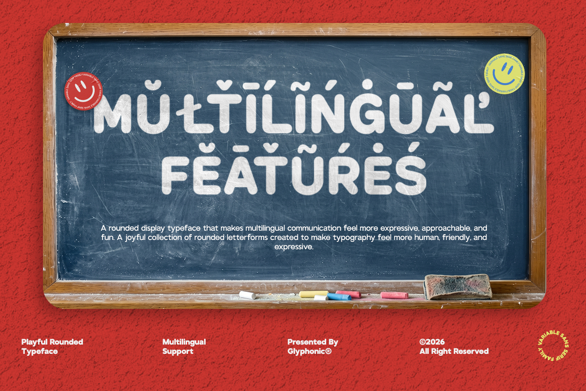 GC Quick Pro - Variable Rounded Sans, a Sans Serif Font by Glyphonic (Photo 11 of 15)