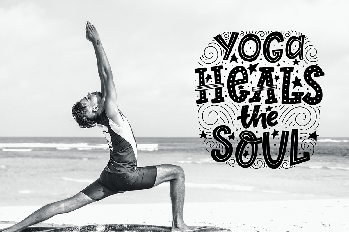 Hand lettering Yoga Posters, an Object Graphic by DariSmartArt (Photo 9 of 11)