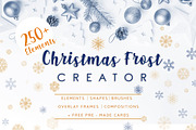 Christmas Frost Creator AI & PS, a Texture Illustration by Design Unique (Thumbnail 1 of 13)