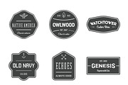 Simple logo badges, a Branding & Logo Template by Optimistic shop (Thumbnail 3 of 3)