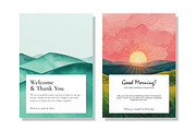 Painted Artistic Landscape Bundle, a Background Photo by M9 Design (Thumbnail 2 of 15)