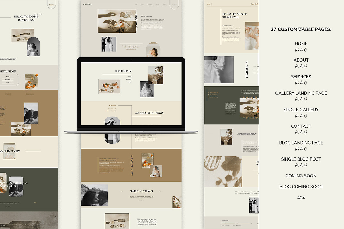 Stylish | Showit Website Template, a Websites & App Template by Studio Leelou (Photo 3 of 13)