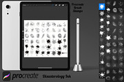 Splash Splatter Marks Set 4 Stamps, a Brush Add-On by Disasterology Ink (Thumbnail 2 of 9)