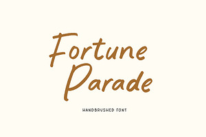 Fortune Parade Font