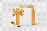Gift Box Mockup, a Packaging Mockup by zpackcreative (Thumbnail 4 of 4)
