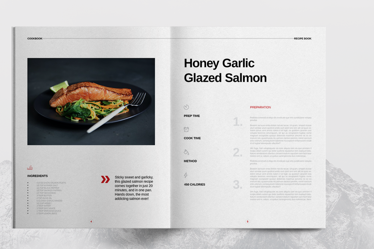 Your Own Cookbook & Recipe Book, a Brochure Template by Boris Cupac (Photo 3 of 13)