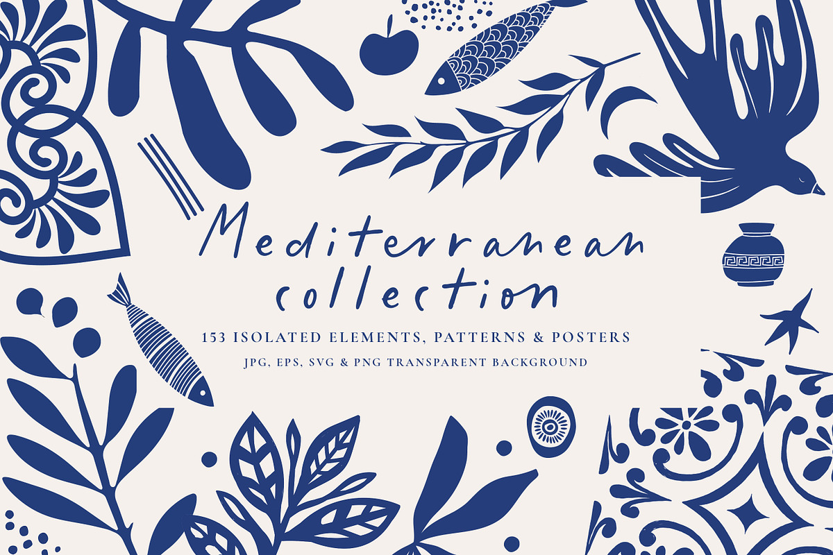 Mediterranean Illustration Clipart, a Graphic by Paper Flowers Studio (Photo 1 of 7)