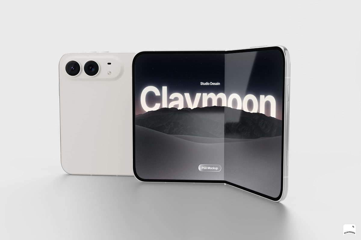 iPhone Duo Mockup, an iPhone Mockup by Claymoon Lab (Photo 8 of 11)