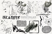 Ink Paper collage elements scraps, an Object Graphic by TD fonts (Thumbnail 9 of 11)