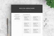 Resume/CV - The Kelvin, a Resume Template by CreativeLandStudio (Thumbnail 6 of 8)