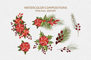 Christmas Florals, Poinsettia, an Object Graphic by ilonitta (Thumbnail 5 of 18)