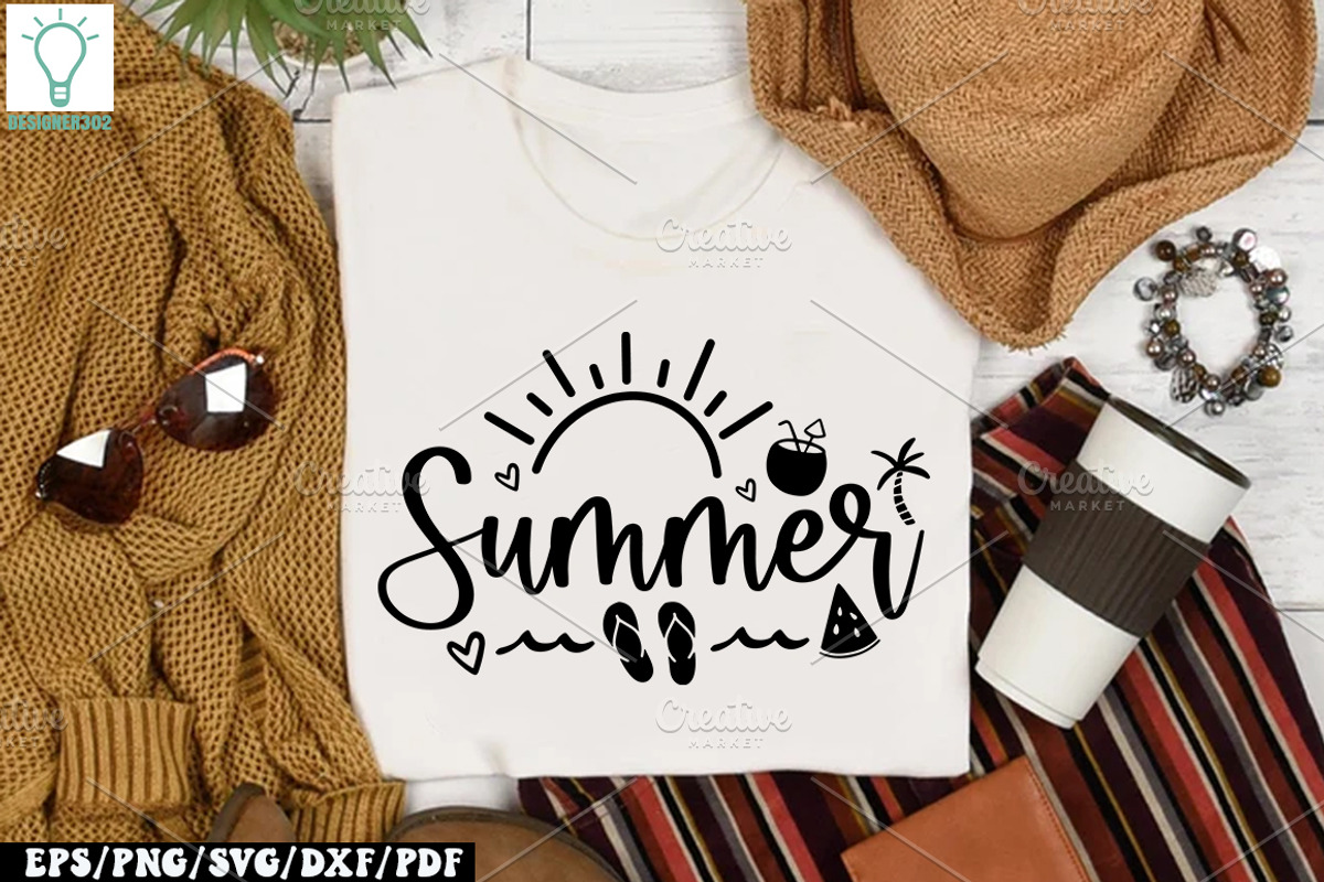 Summer SVG Bundle, Funny Beach Quote, a Graphic by Designer302 (Photo 18 of 22)