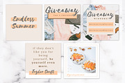 Instagram Posts for Canva | Peach, a Social Media Template by Thirty One Palms Studio (Thumbnail 3 of 6)