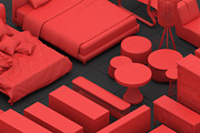 Basemesh Furniture collection, a Furniture 3D Model by MohamedHussien1 (Thumbnail 8 of 8)