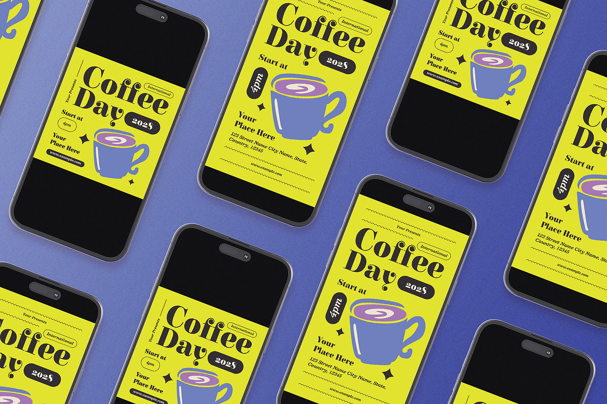 International Coffee Day Flyer Set, a Flyer Template by Aiyari Graphic (Photo 2 of 3)