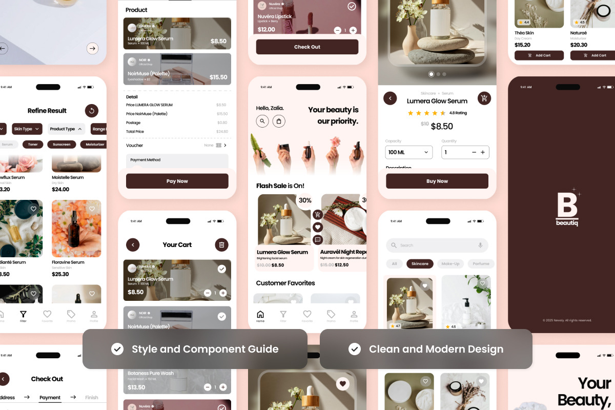 Beautiq – Skincare Shopping App, an App Template by twinstd (Photo 3 of 5)
