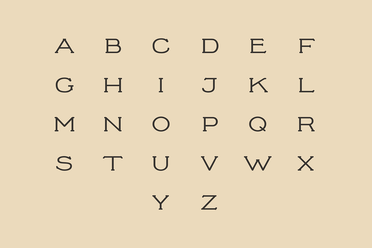 Prospect, Display font, a Font by Pilgrim Fonts (Photo 3 of 4)