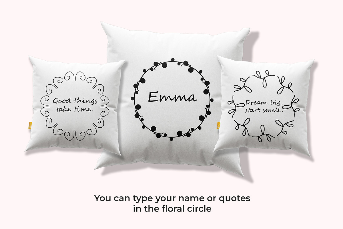 Hand Drawn Round Leaves SVGs, a Decorative Illustration by M9 Design (Photo 7 of 10)