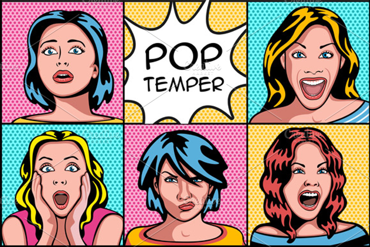 Pop temper, an Illustration by Rosa Puchalt (Photo 1 of 3)