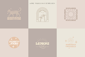 Retro Logo Elements & Templates