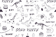 Dinosaur Party, a Pattern Graphic by GooseFrol (Thumbnail 9 of 10)
