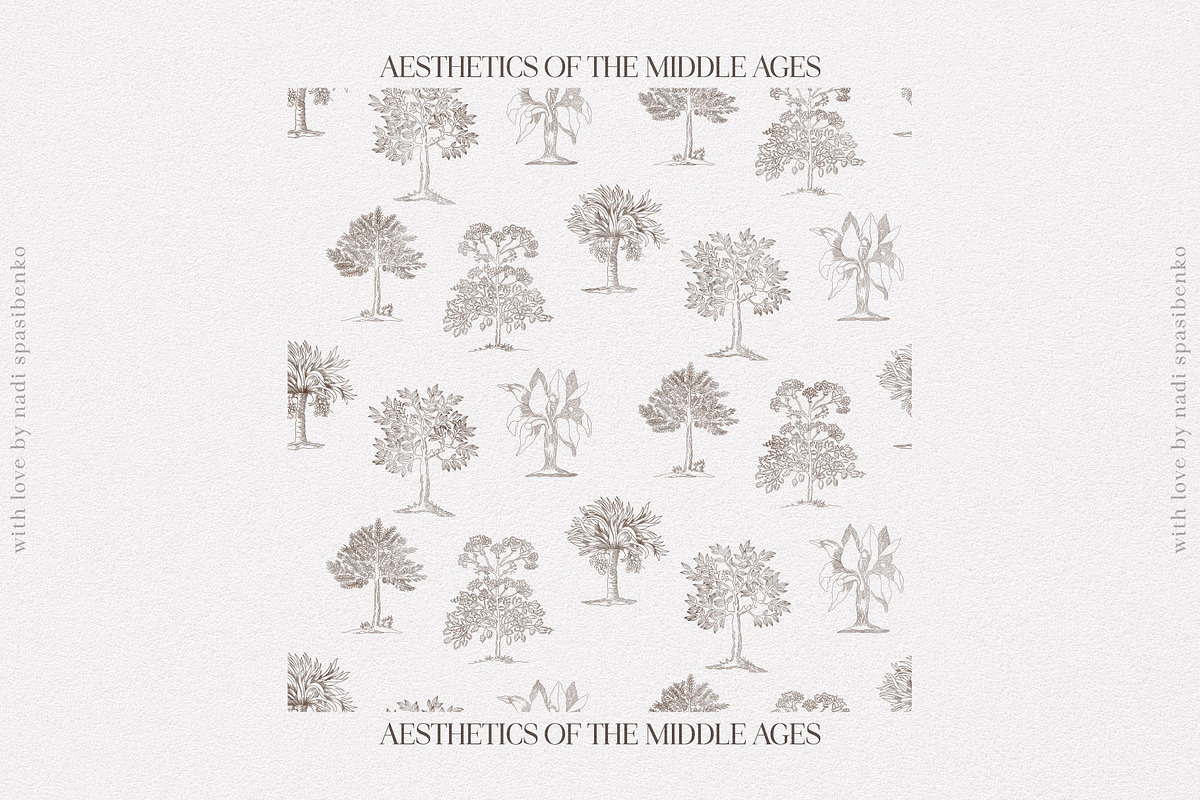 Middle Ages Aesthetics, a Pattern Graphic by nadispasibenko (Photo 11 of 17)