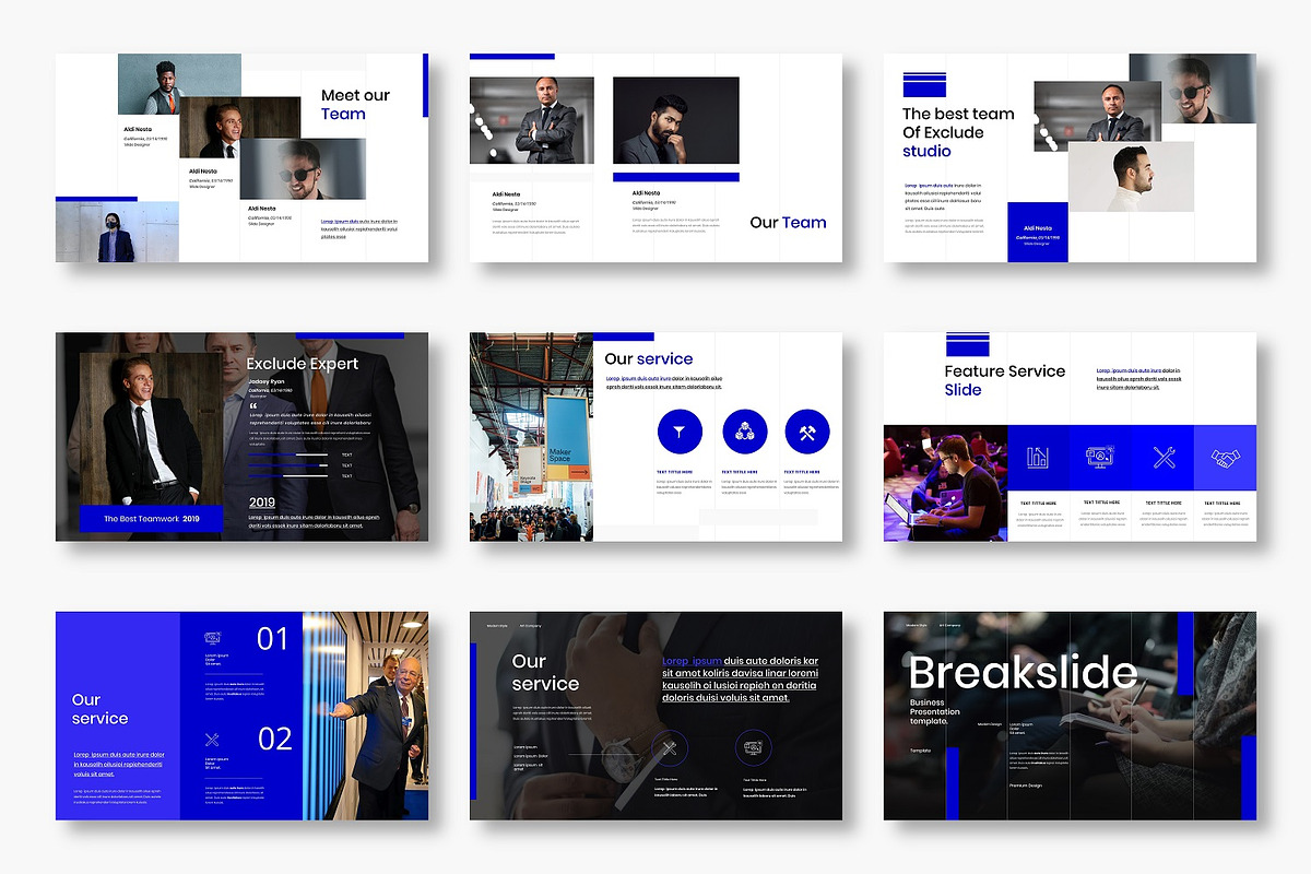 Exclude – Business Keynote Template, a Presentation Template by Dens Creative Studio (Photo 3 of 6)