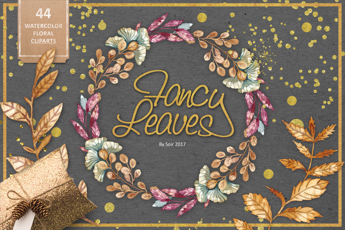 Fancy Leaves, an Illustration by Soir Creative
