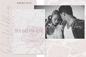 Blush Chic Backgrounds & Florals