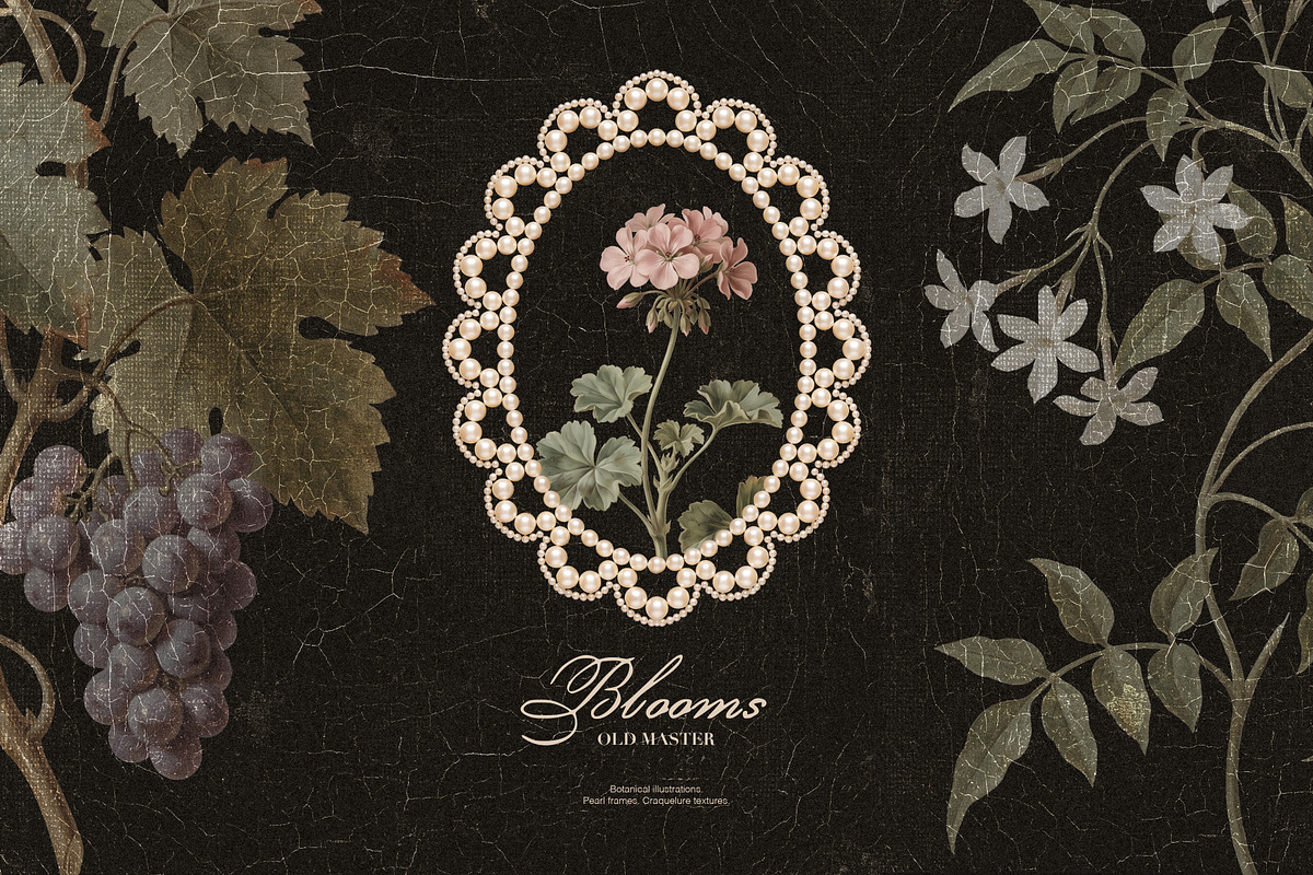 Old Master Blooms. Collage kit, an Object Graphic by Polli Deeva (Photo 8 of 12)