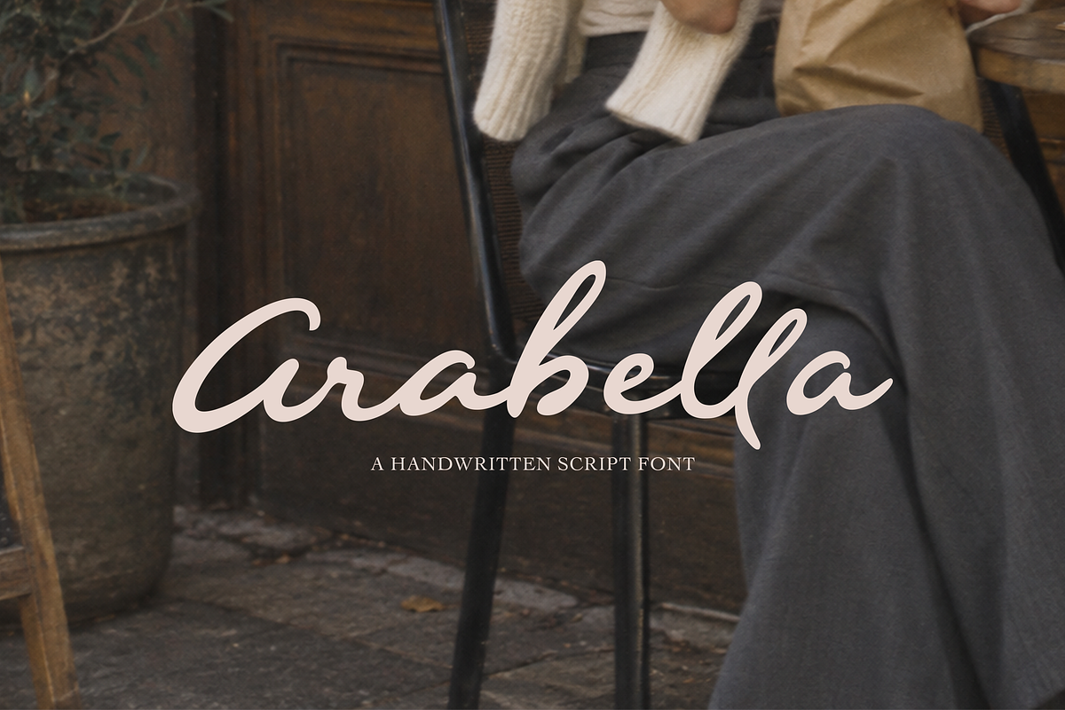 Arabella - Handwritten Script Font, a Script Font by gafaroff studio (Photo 1 of 10)
