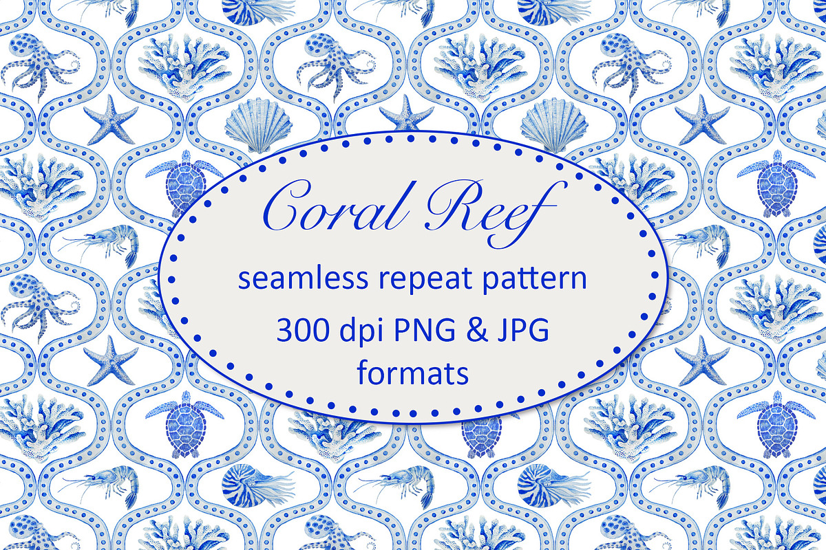 Coral Reef, a Pattern Graphic by Stylus & Bloom (Photo 1 of 8)