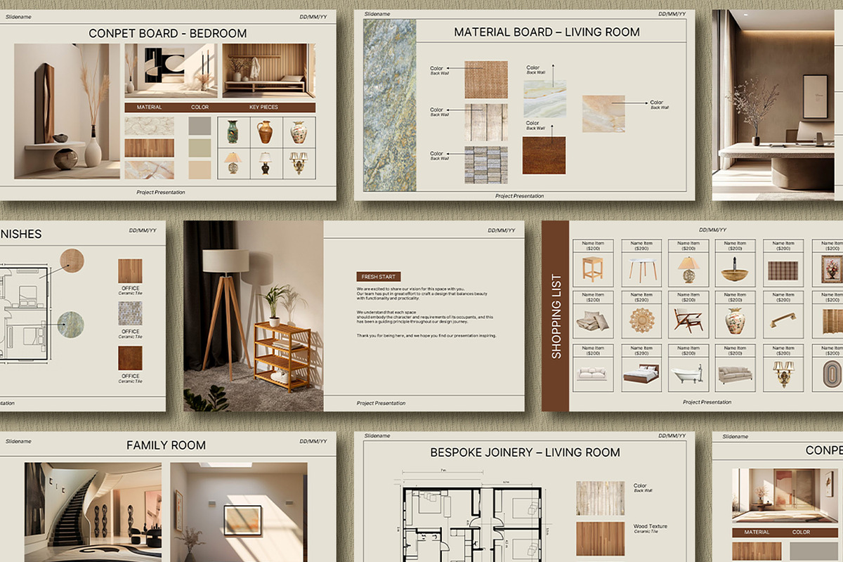 Bundling Interior Design Presentatio, a Presentation Template by SKY CREATION (Photo 7 of 10)