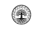 Sacred Tree of Life Vector Bundle, an Illustration by Designs_River (Thumbnail 35 of 51)