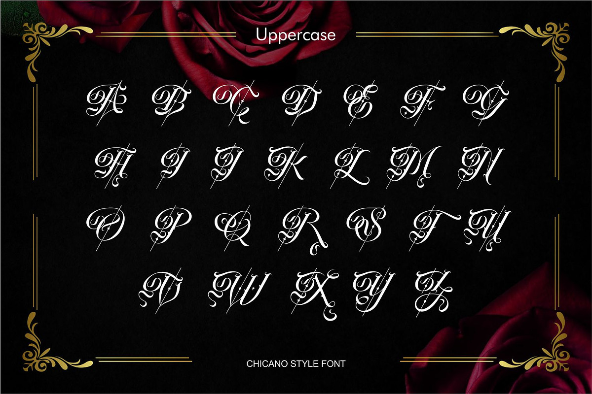 Ulgiora Edgy and  Luxurious Tattoo, a Script Font by WhymoreArt (Photo 11 of 12)