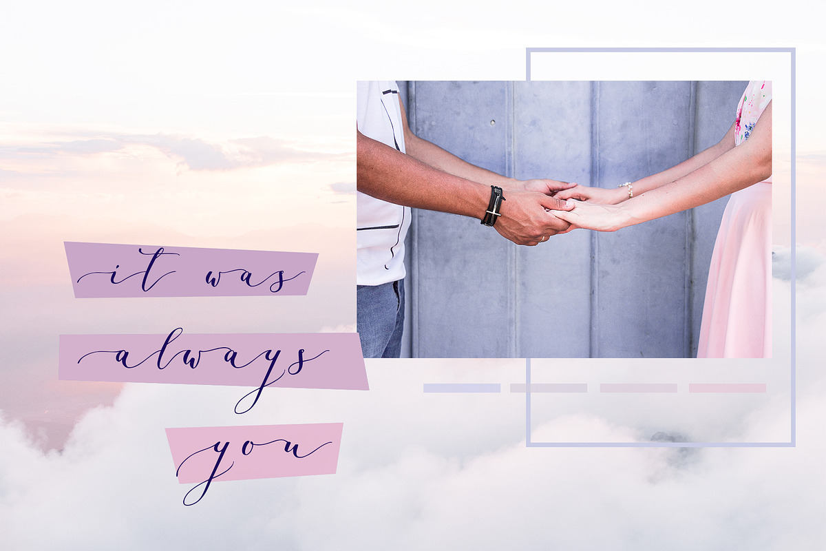 Donna Lucia feminine font + Cyrillic preview 2
